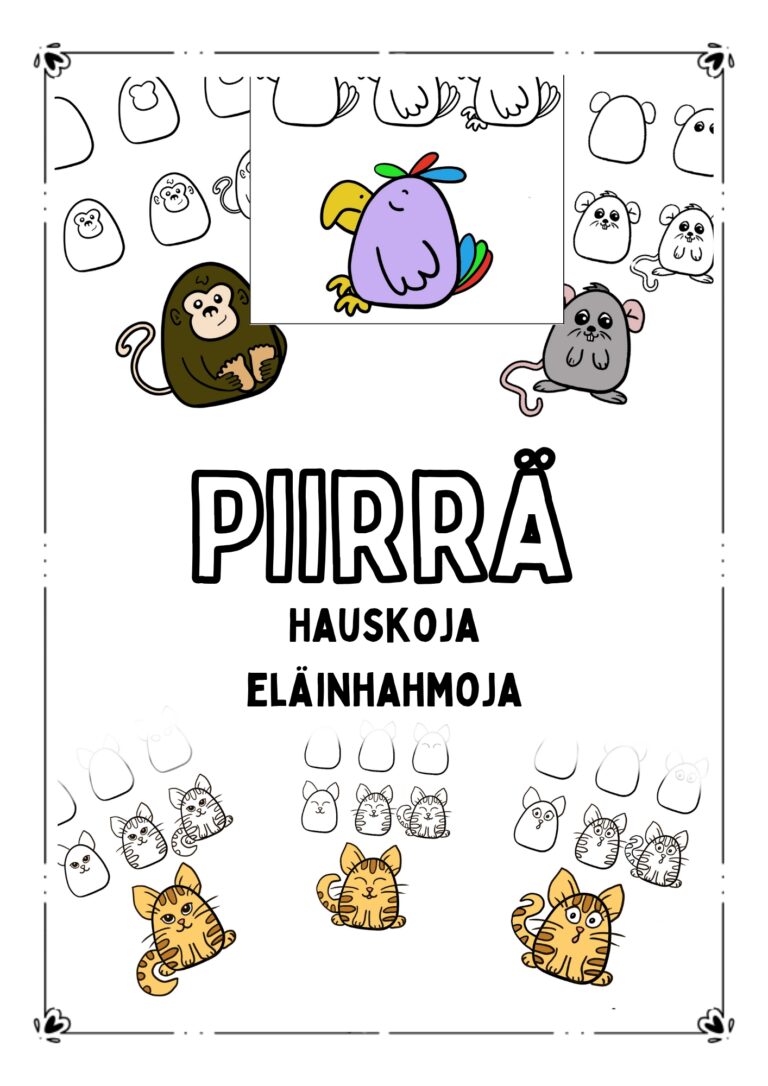 Piirrä, kokeile ja innostu! – Helppo piirtäminen voi alkaa tästä!