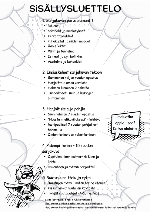 Sarjakuva tehtäväpaketti - Image 2