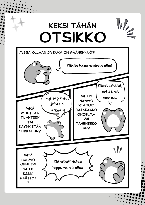 Sarjakuva tehtäväpaketti - Image 3